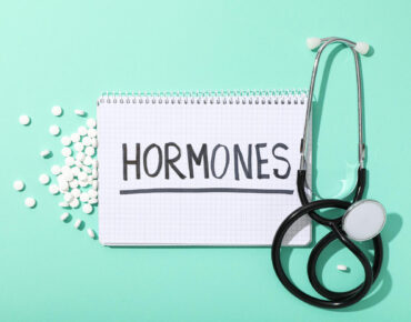 e concept of treatment with hormonal